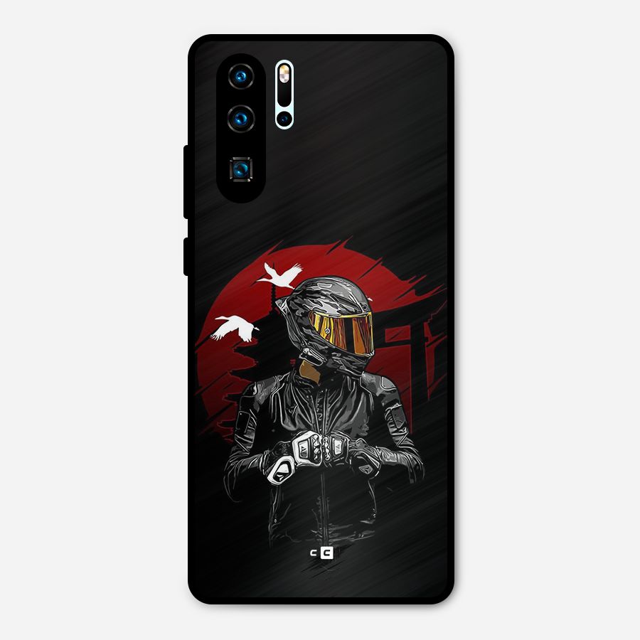 Moto Rider Ready Metal Back Case for Huawei P30 Pro
