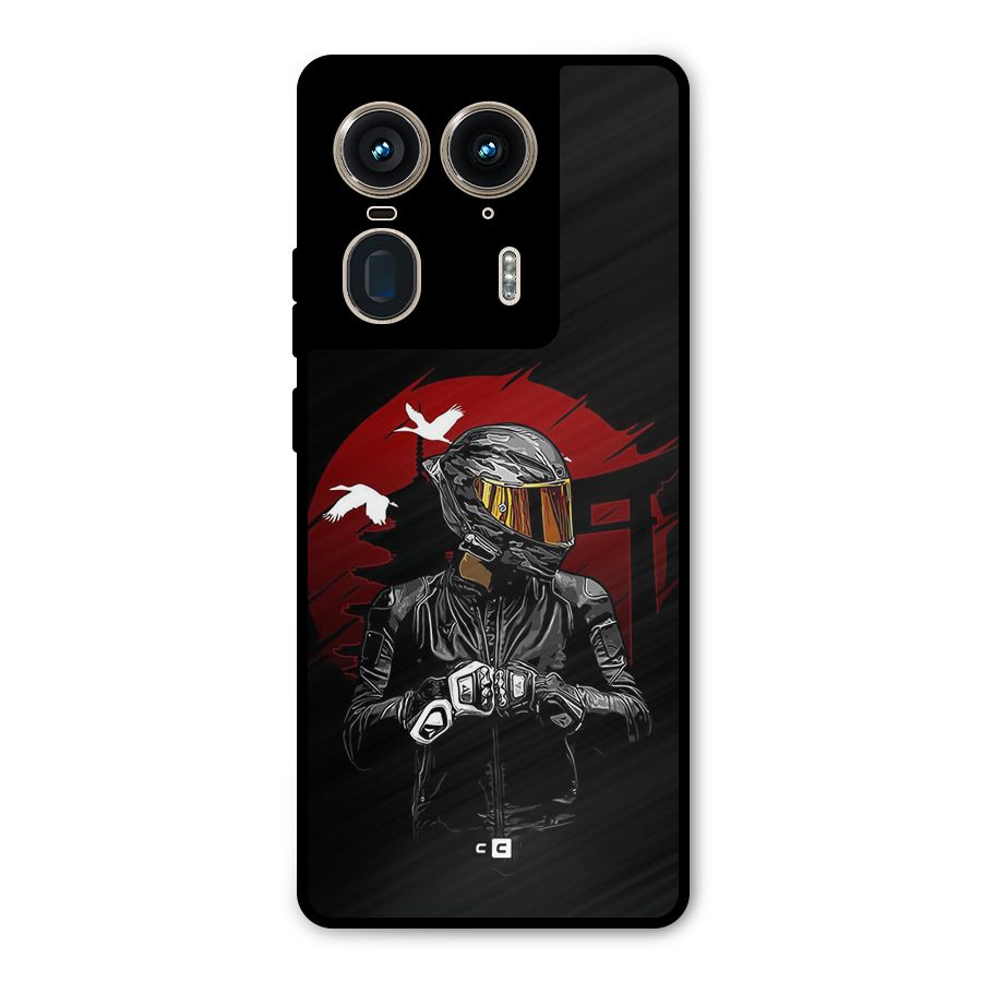 Moto Rider Ready Metal Back Case for Motorola Edge 50 Ultra