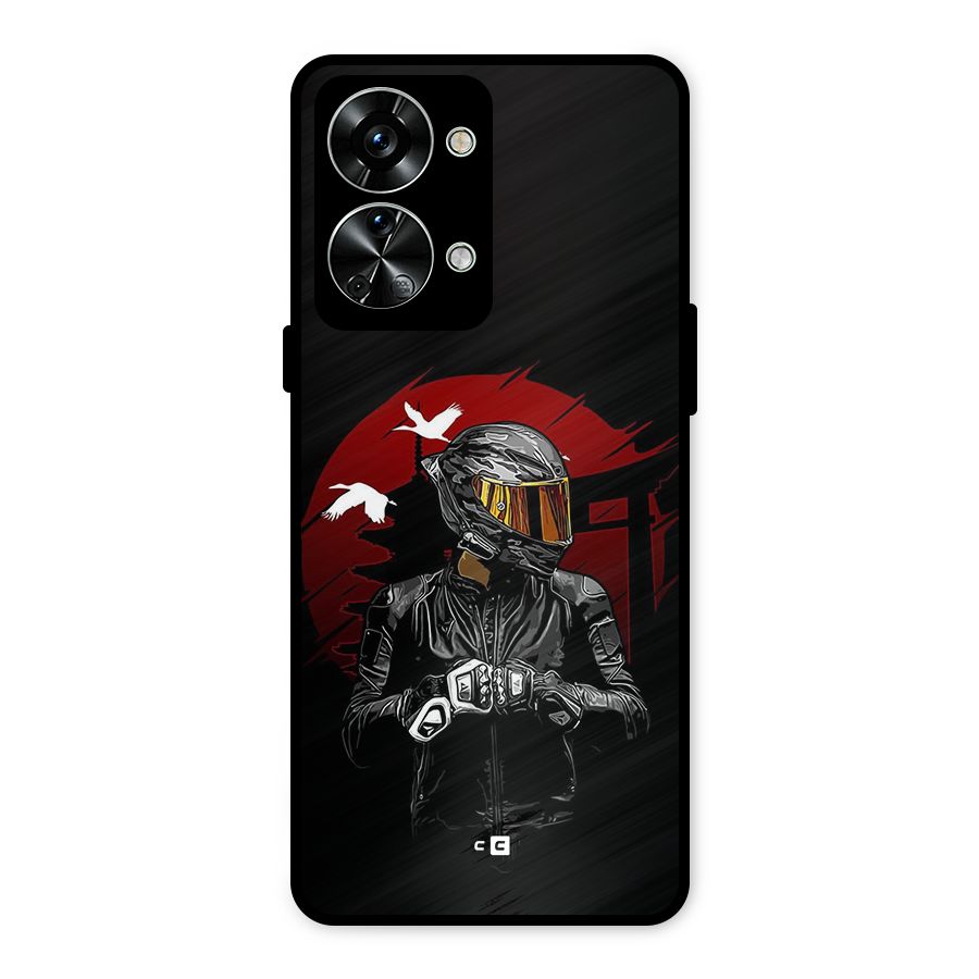 Moto Rider Ready Metal Back Case for OnePlus Nord 2T