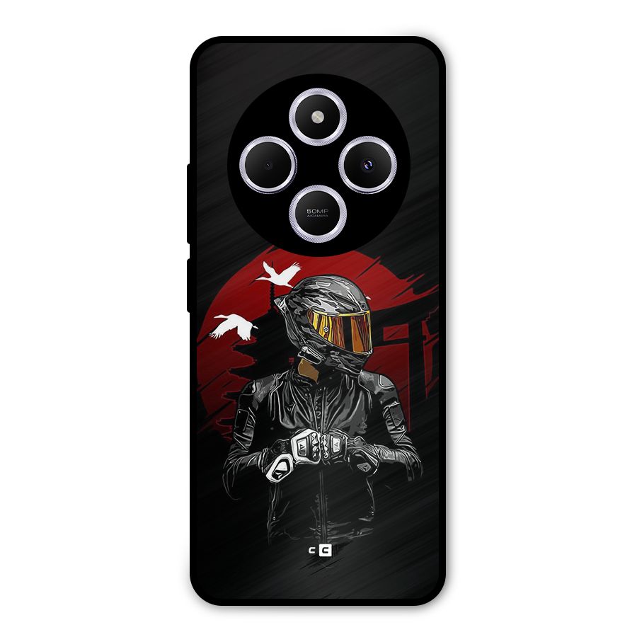 Moto Rider Ready Metal Back Case for Poco M7