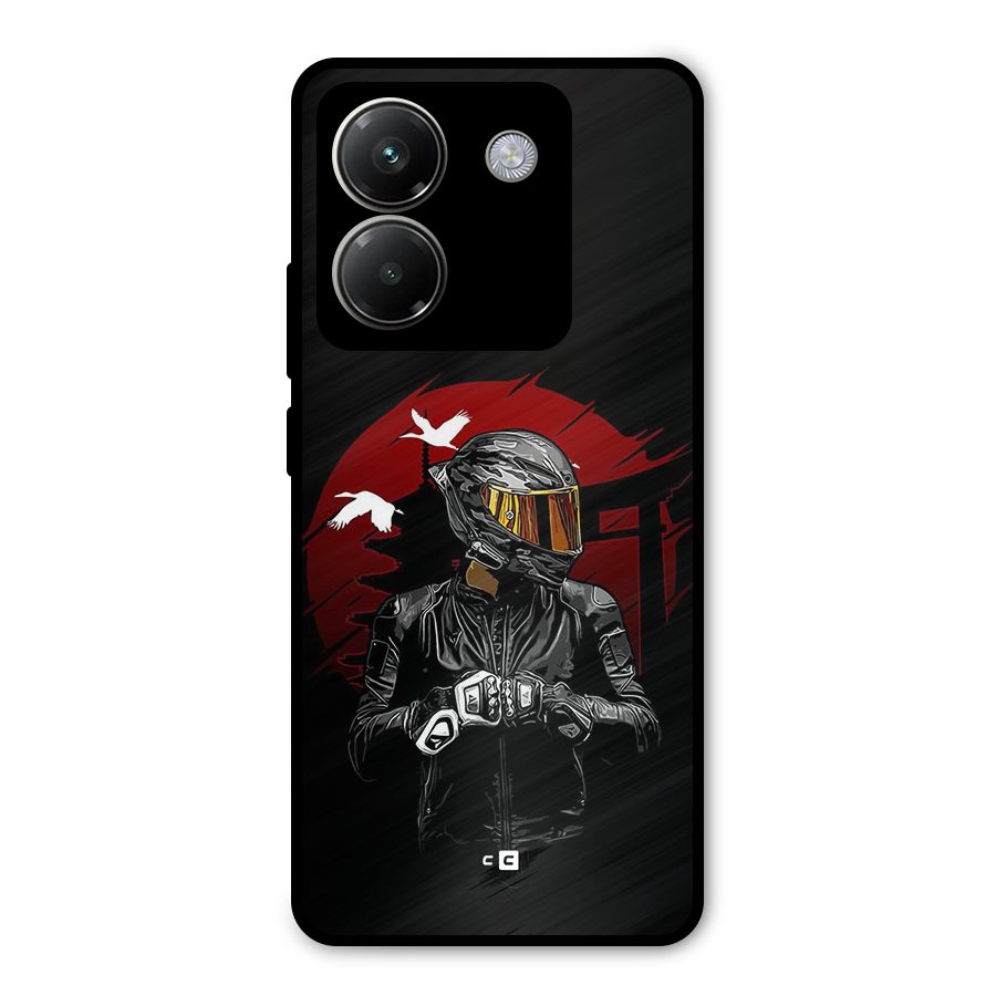 Moto Rider Ready Metal Back Case for Poco M7 Pro 5G
