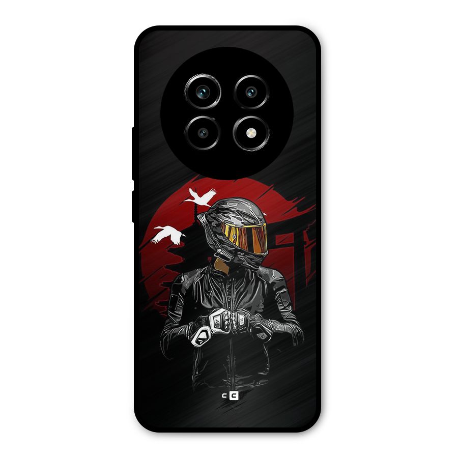 Moto Rider Ready Metal Back Case for Realme 13 Pro