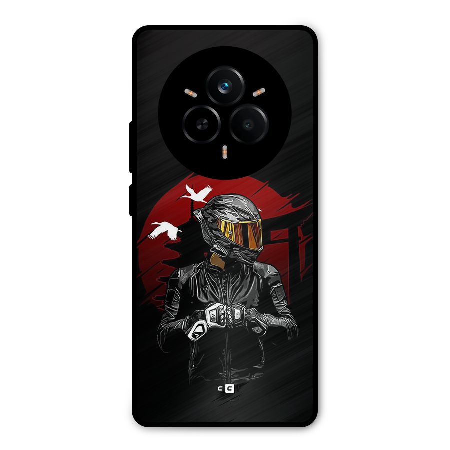 Moto Rider Ready Metal Back Case for Realme 14 Pro