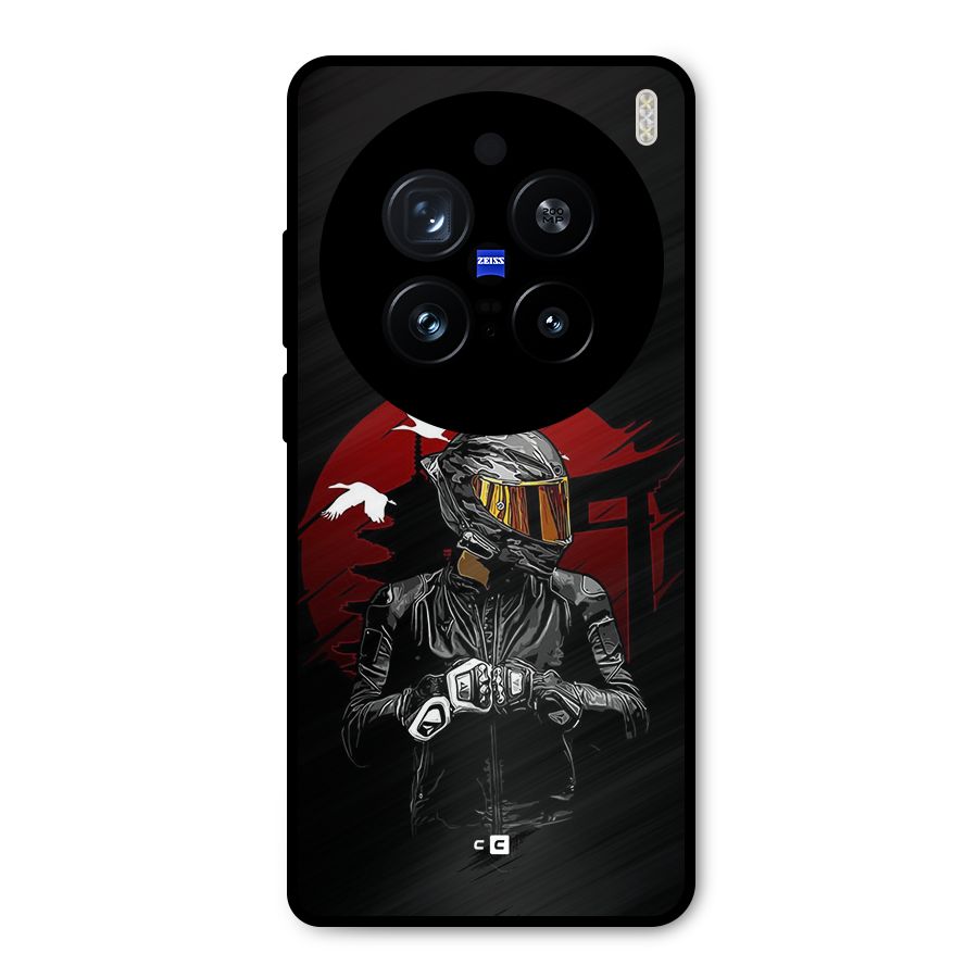 Moto Rider Ready Metal Back Case for Vivo X200 Pro
