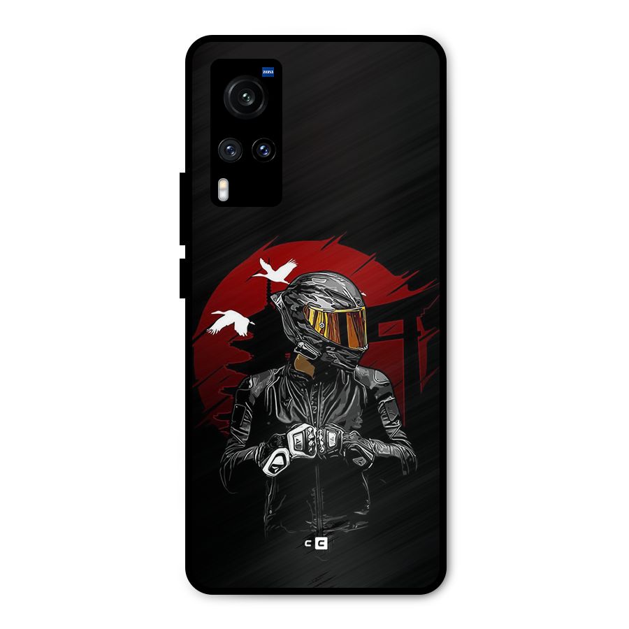 Moto Rider Ready Metal Back Case for Vivo X60