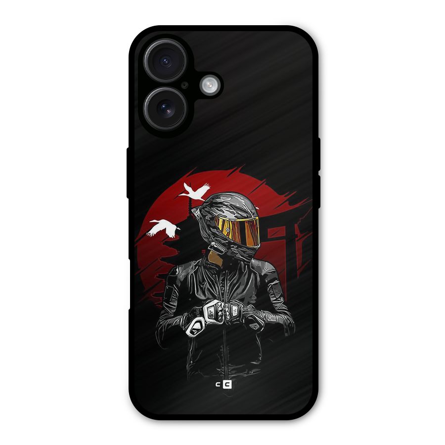 Moto Rider Ready Metal Back Case for iPhone 16