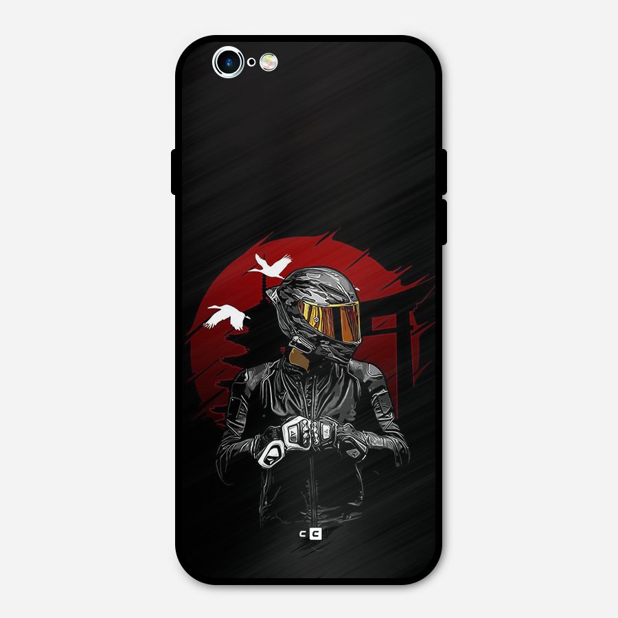 Moto Rider Ready Metal Back Case for iPhone 6 6s