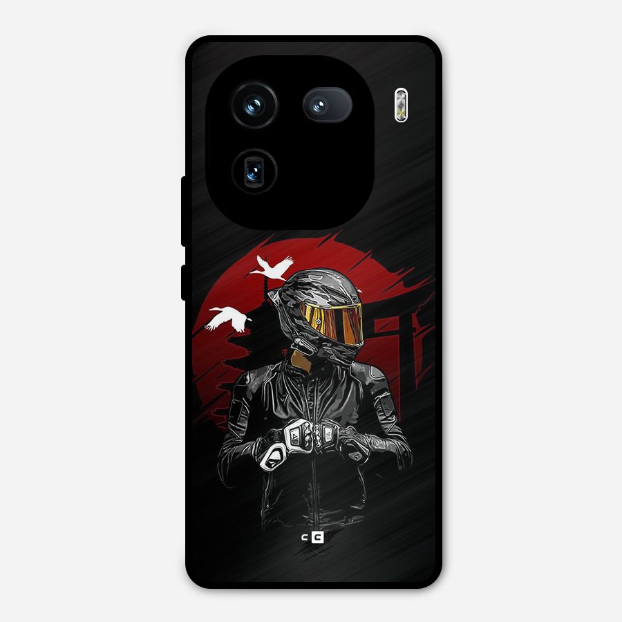 Moto Rider Ready Metal Back Case for iQOO 12