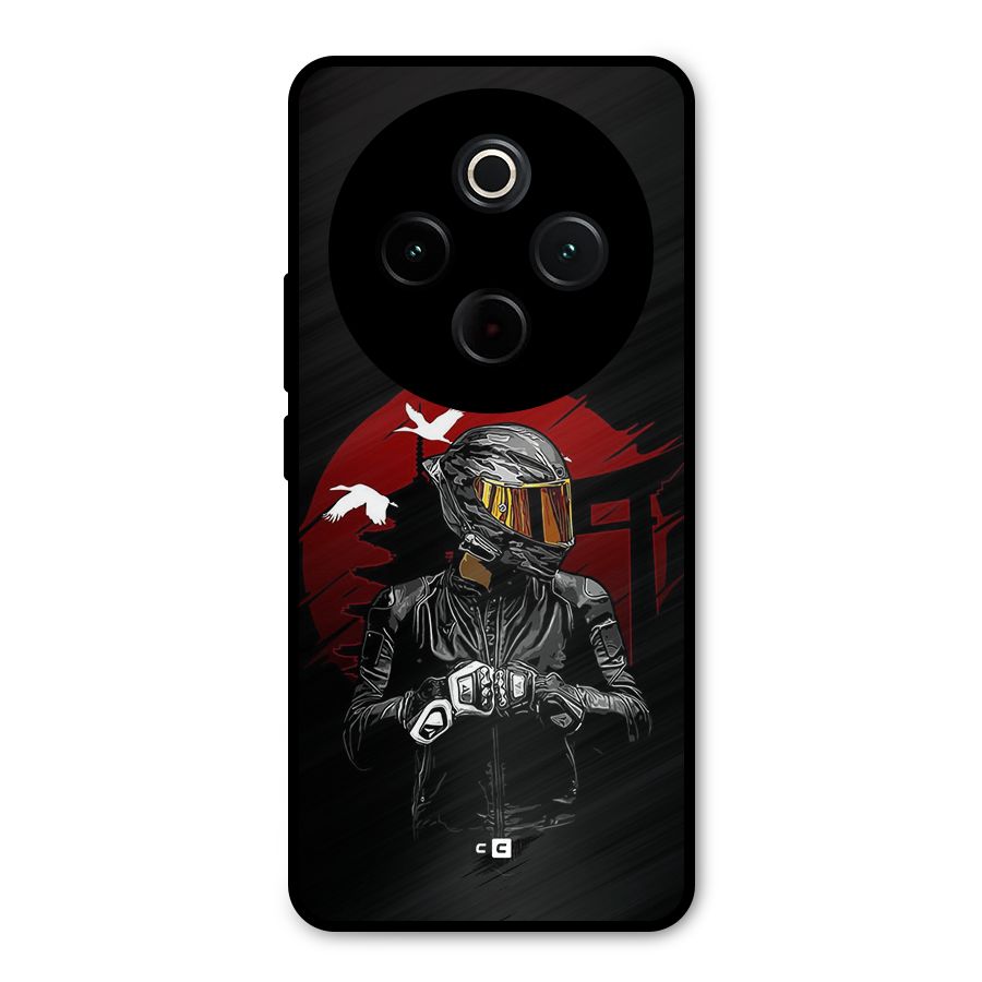 Moto Rider Ready Metal Back Case for iQOO Z10