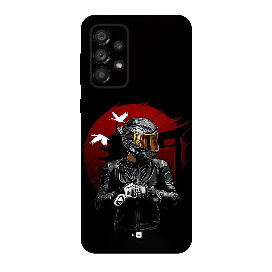 Moto Rider Ready Original Polycarbonate Back Case for Galaxy A73 5G