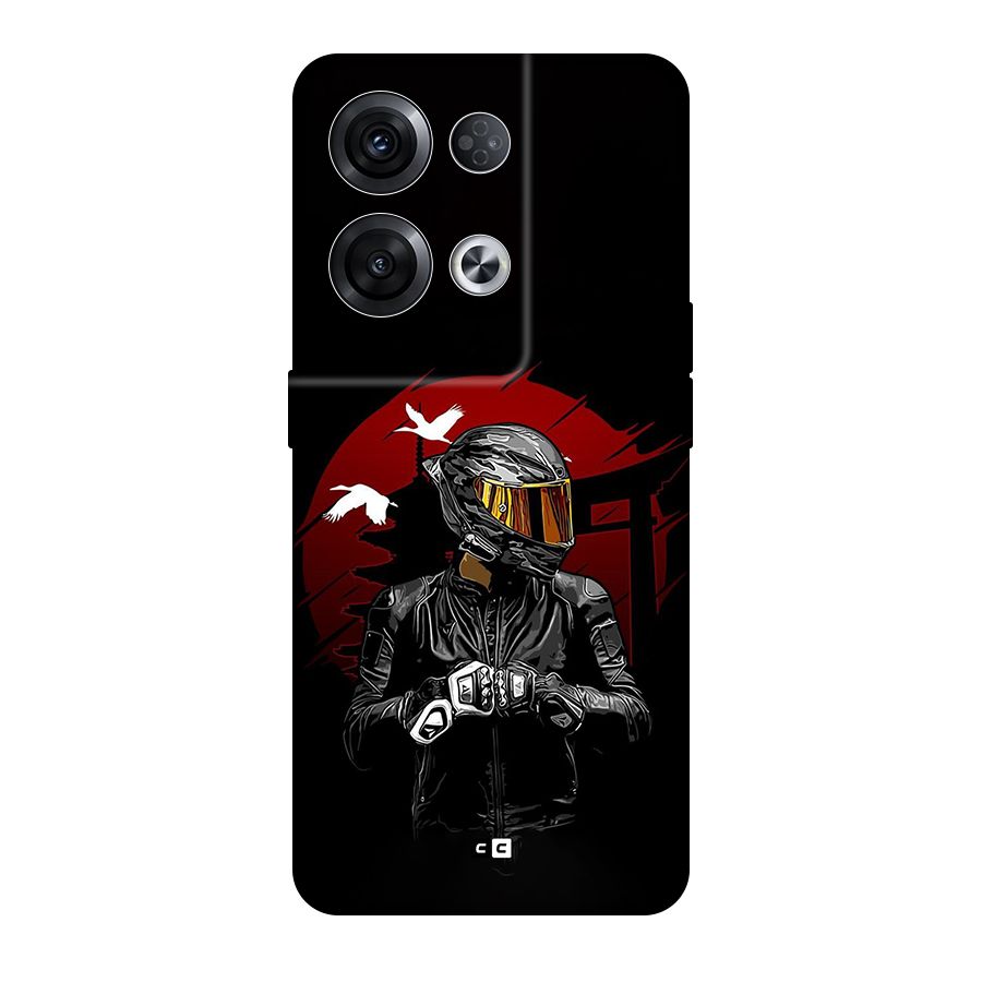 Moto Rider Ready Original Polycarbonate Back Case for Oppo Reno8 Pro 5G
