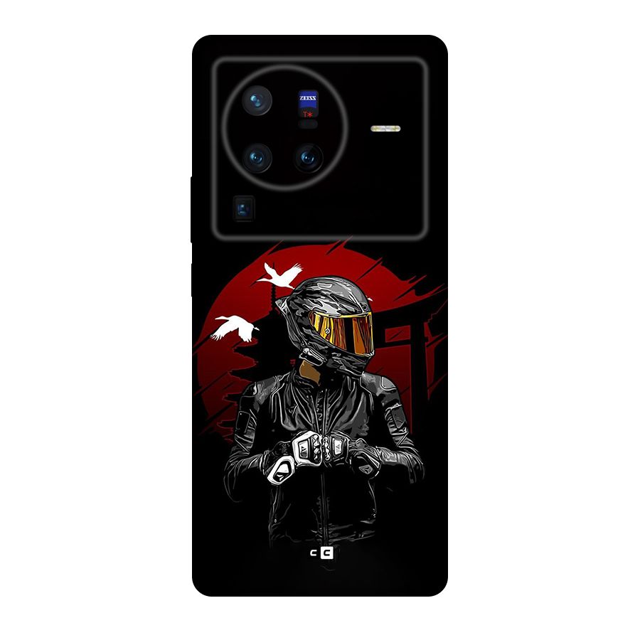 Moto Rider Ready Original Polycarbonate Back Case for Vivo X80