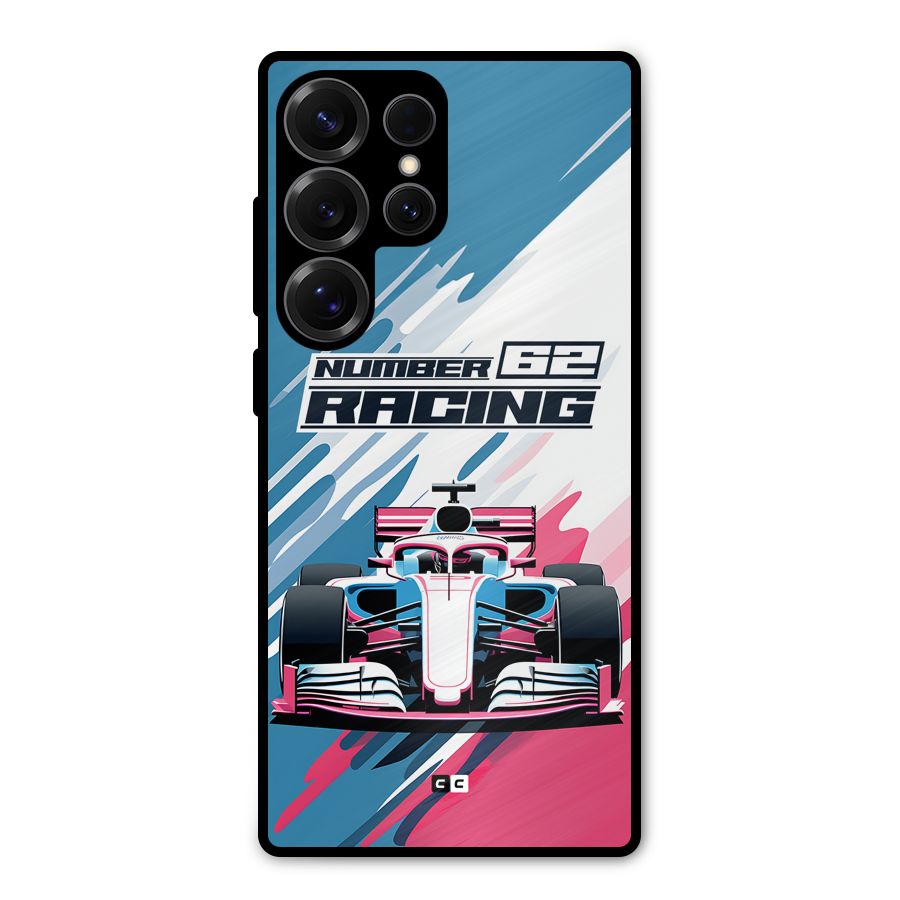 Motor Racing Metal Back Case for Galaxy S25 Ultra
