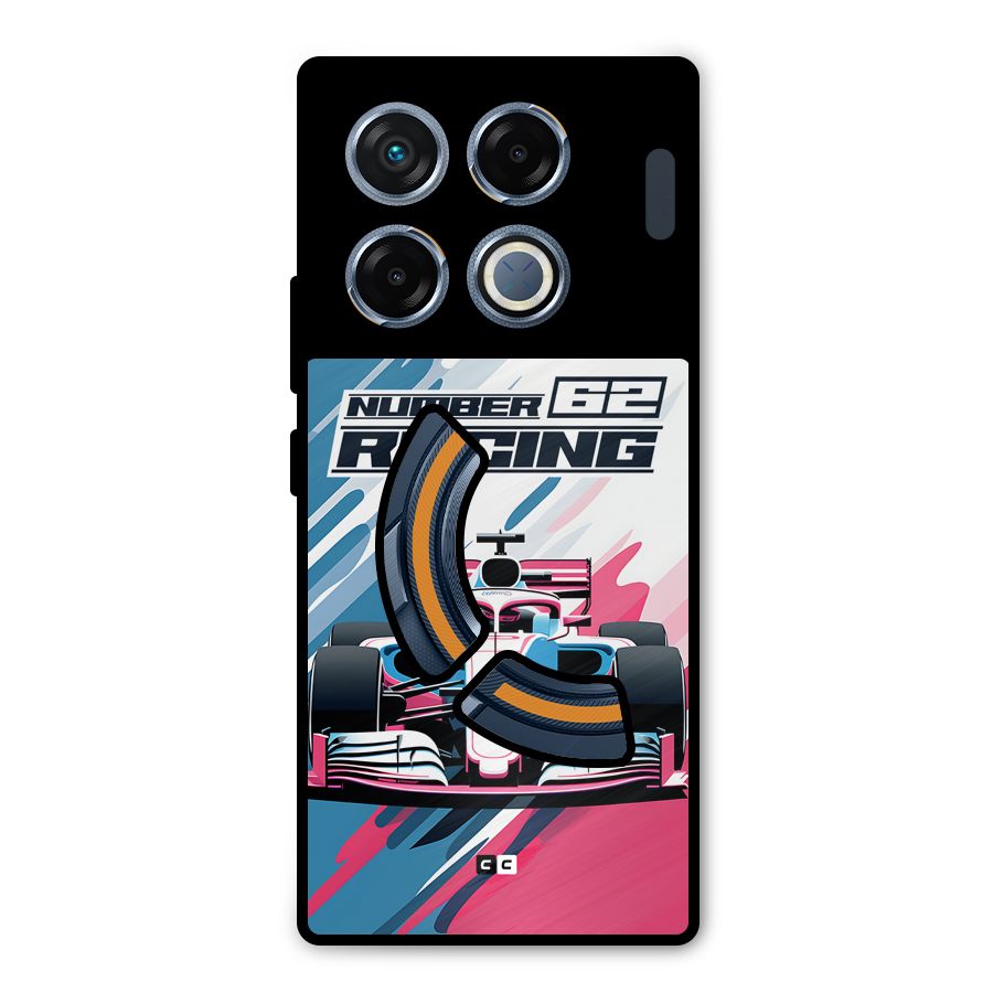 Motor Racing Metal Back Case for Infinix GT 20 Pro