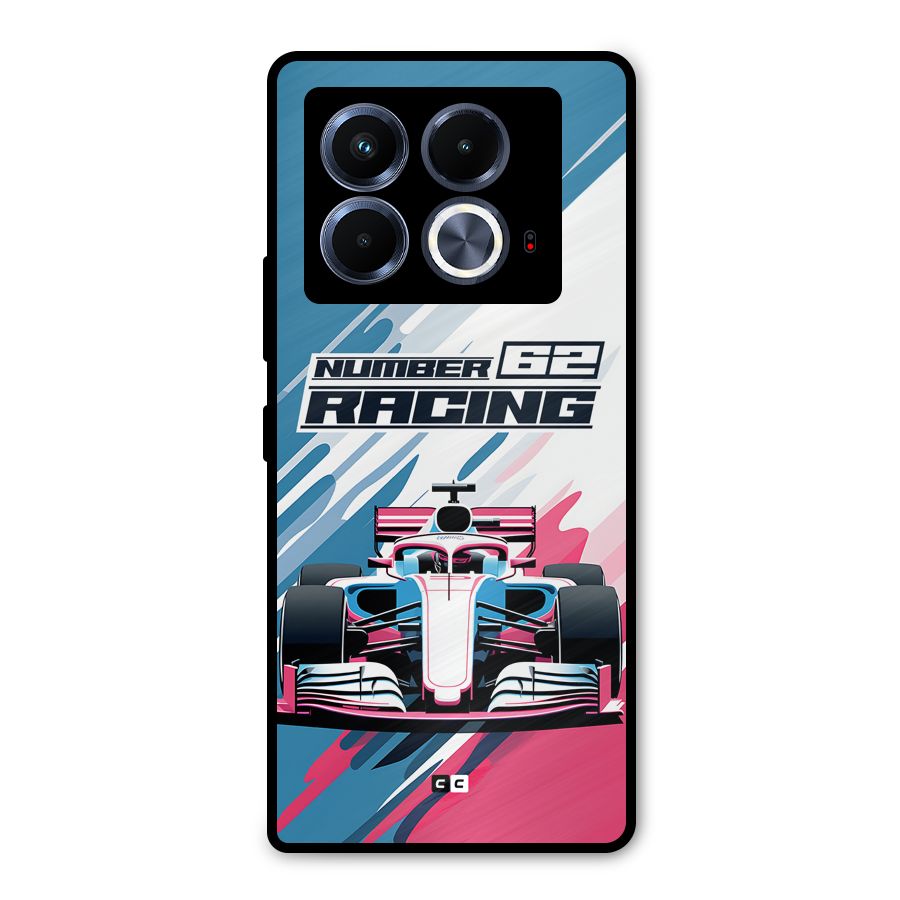 Motor Racing Metal Back Case for Infinix Note 40 5G