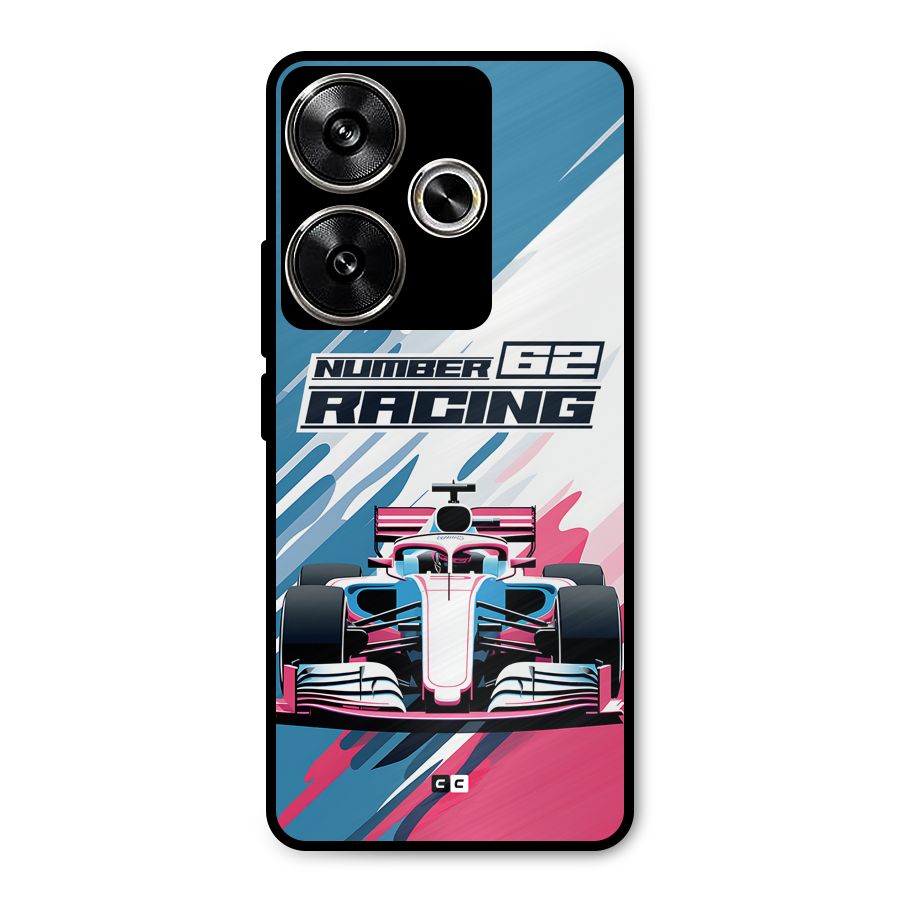 Motor Racing Metal Back Case for Poco F6