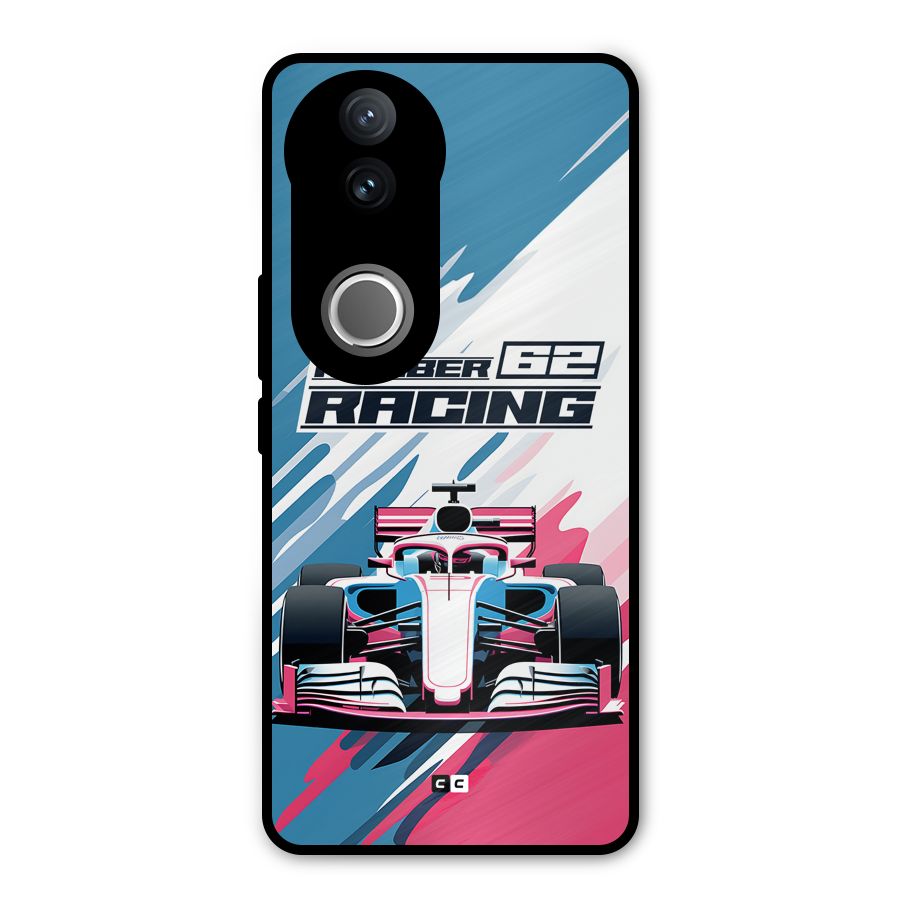 Motor Racing Metal Back Case for Vivo V50e