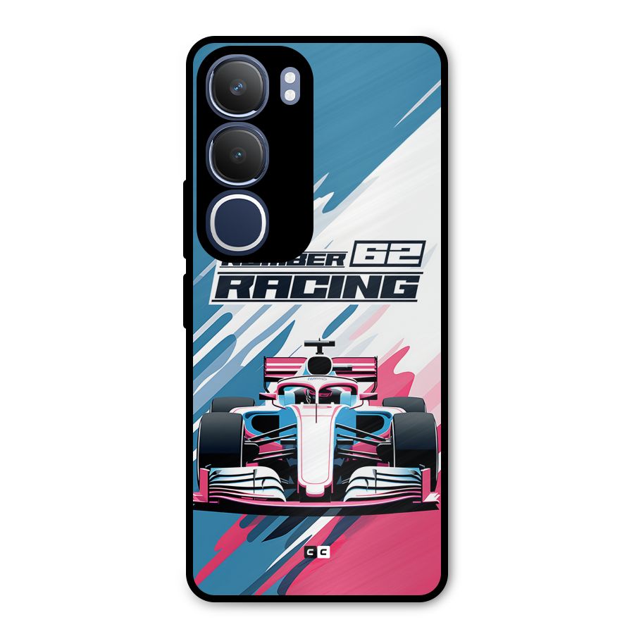 Motor Racing Metal Back Case for Vivo Y29