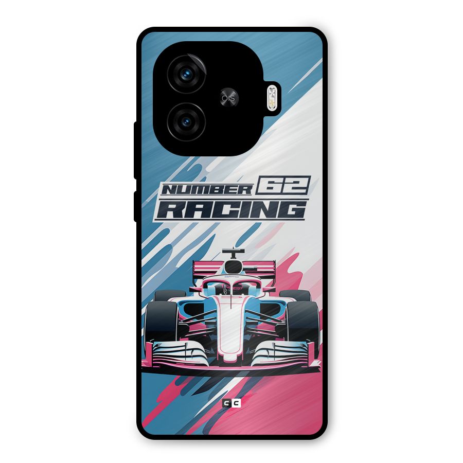 Motor Racing Metal Back Case for iQOO Z9 Turbo