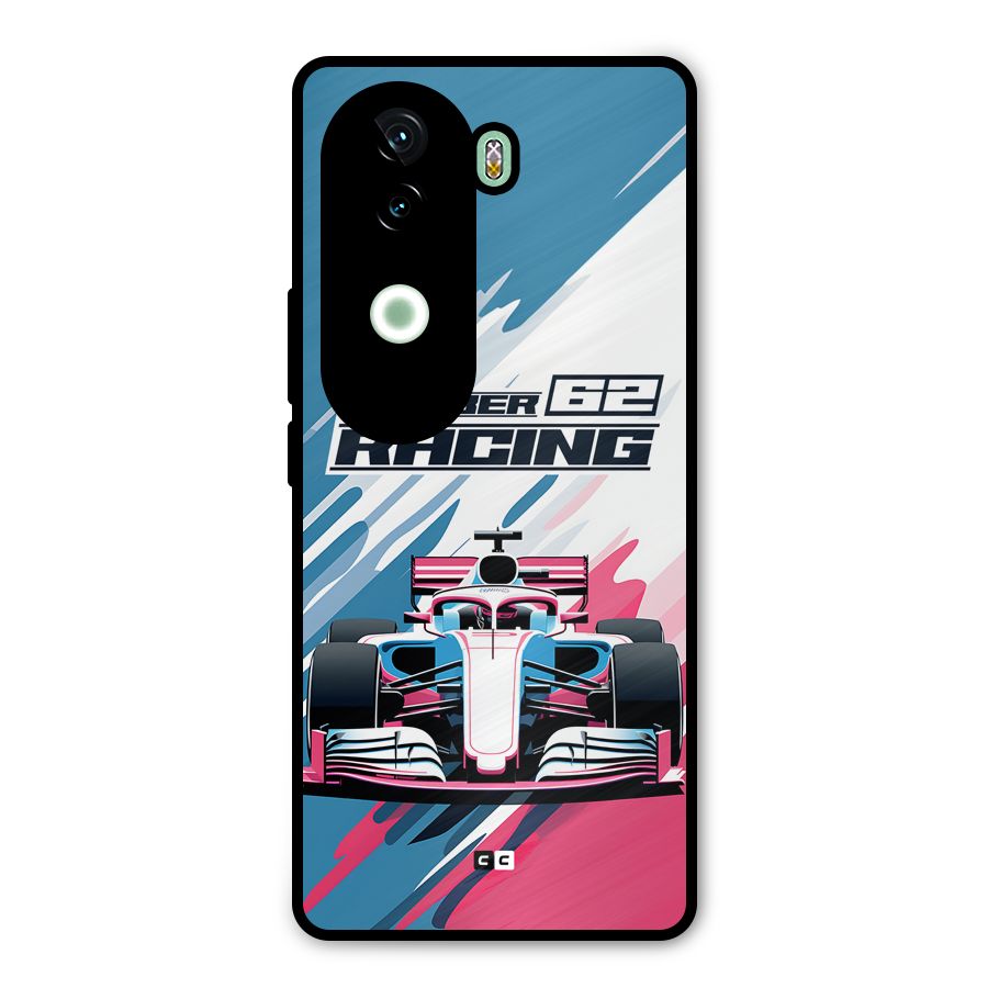 Motor Racing Metal Back Case for iQOO Z9s
