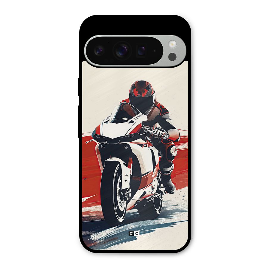 Motosport Rider Metal Back Case for Google Pixel 9 Pro XL