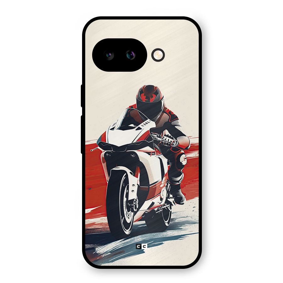 Motosport Rider Metal Back Case for Google Pixel 9a