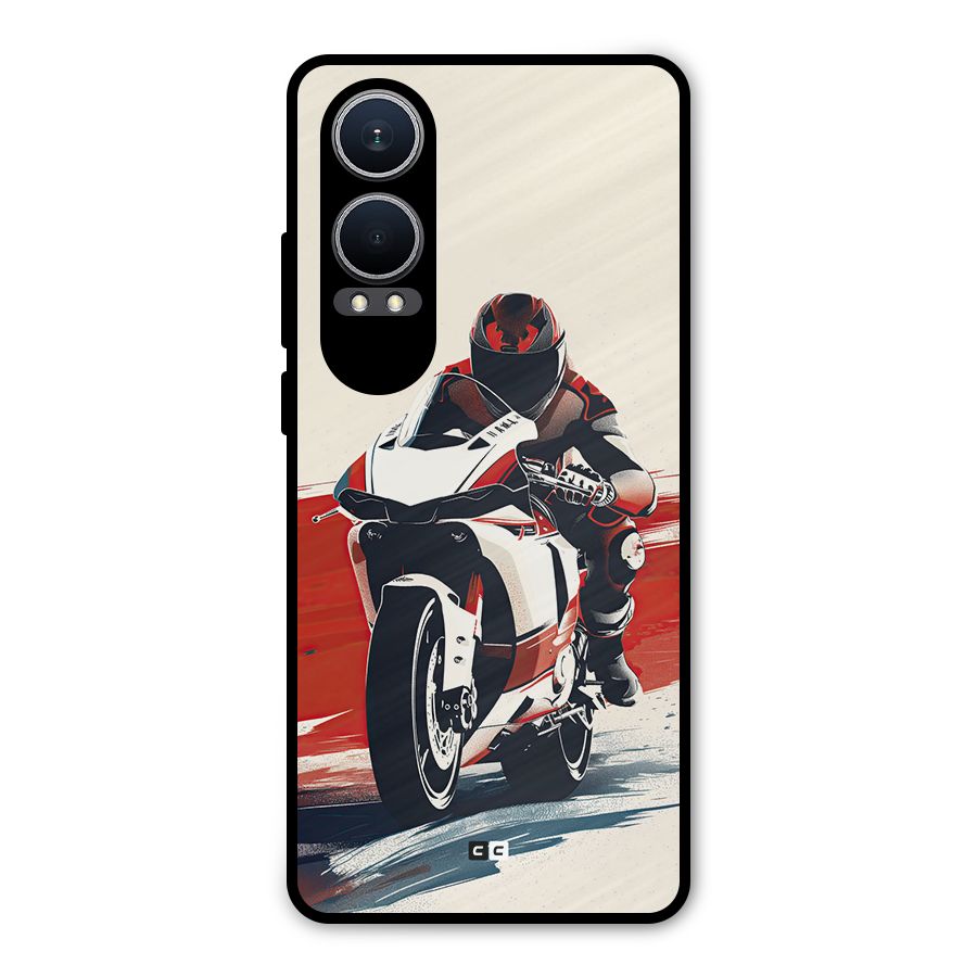 Motosport Rider Metal Back Case for OnePlus Nord CE4 Lite