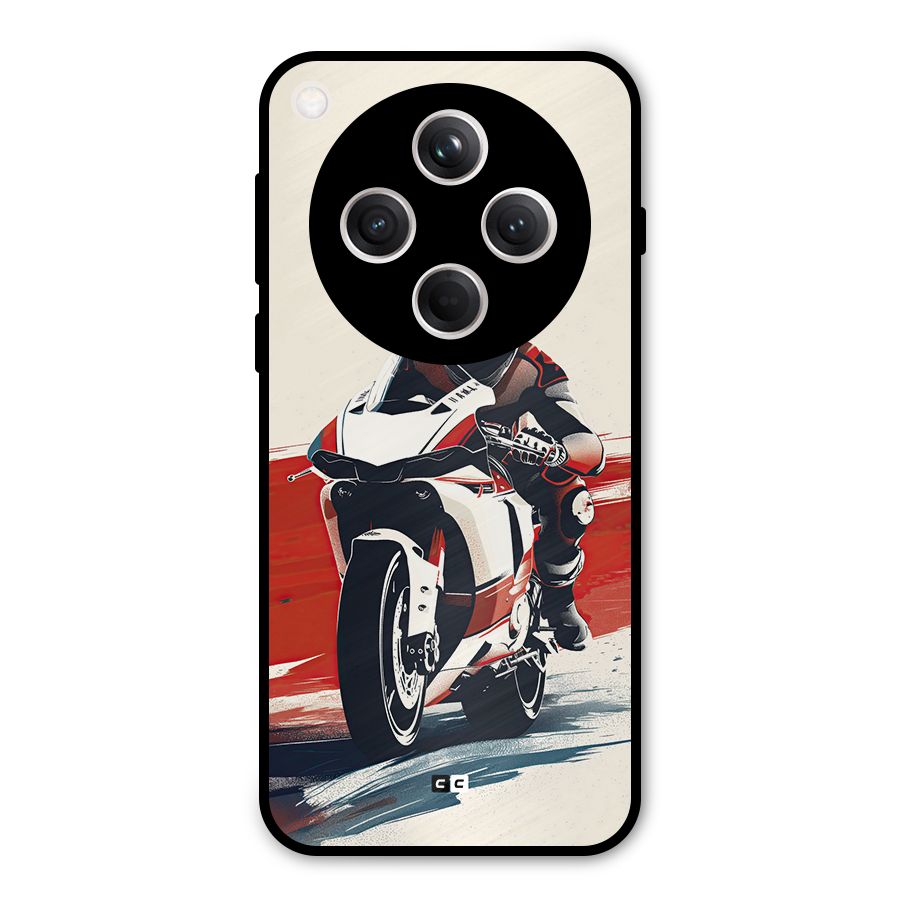 Motosport Rider Metal Back Case for Oppo Find X8