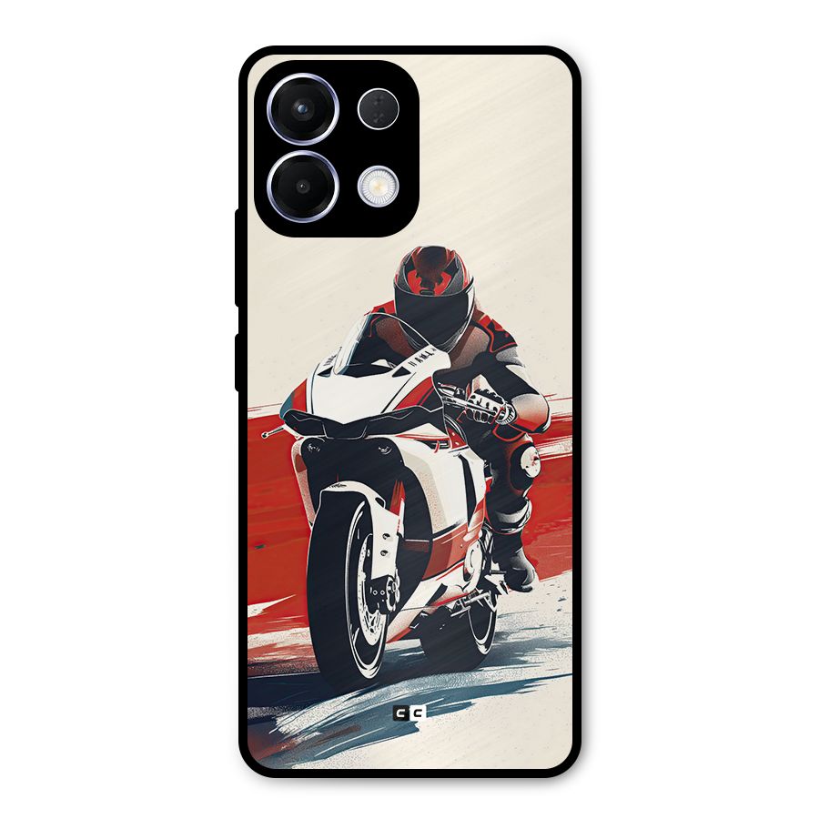 Motosport Rider Metal Back Case for Oppo K13
