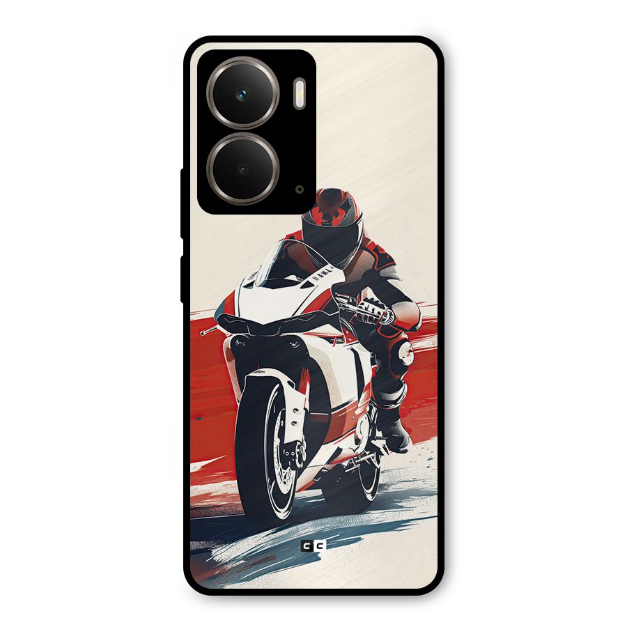 Motosport Rider Metal Back Case for Realme P3