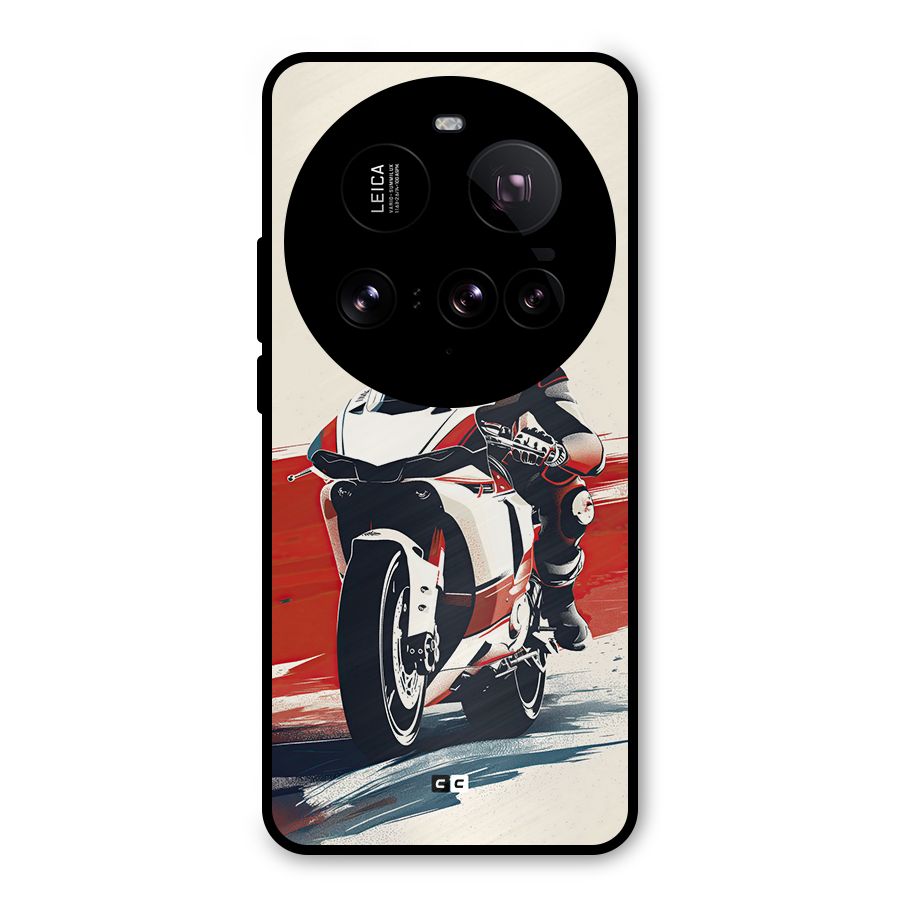 Motosport Rider Metal Back Case for Xiaomi 15 Ultra