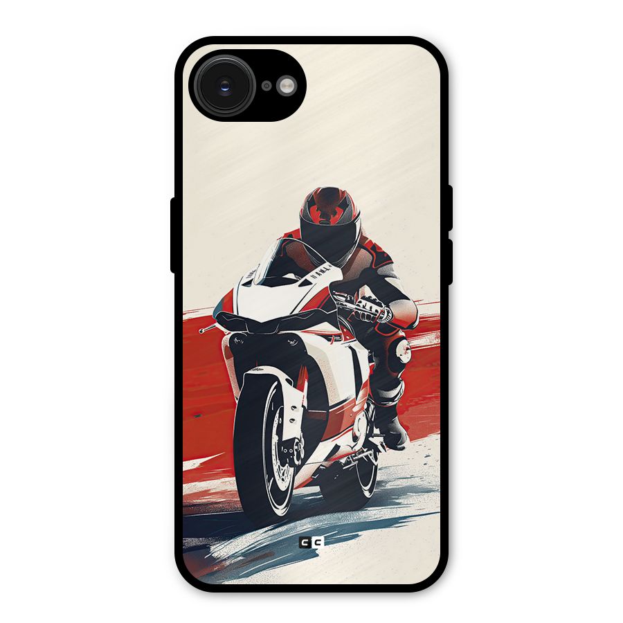 Motosport Rider Metal Back Case for iPhone 16e