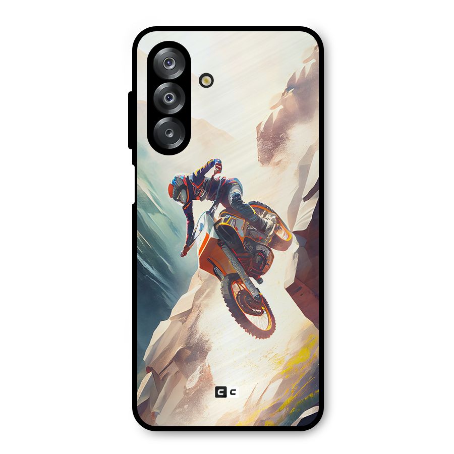 Mountain Biker Metal Back Case for Galaxy A26