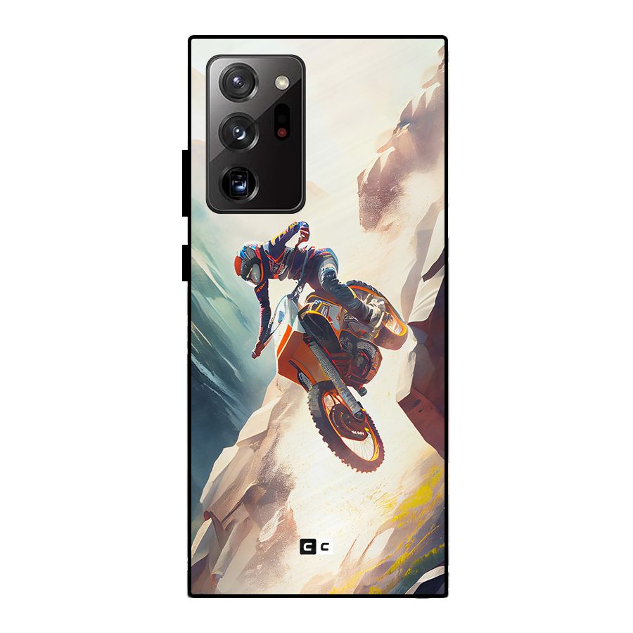 Mountain Biker Metal Back Case for Galaxy Note 20 Ultra