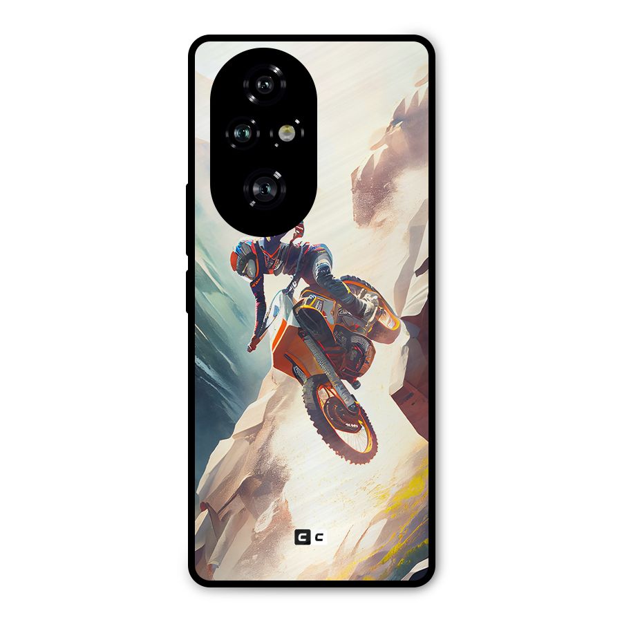 Mountain Biker Metal Back Case for Honor 200 Pro