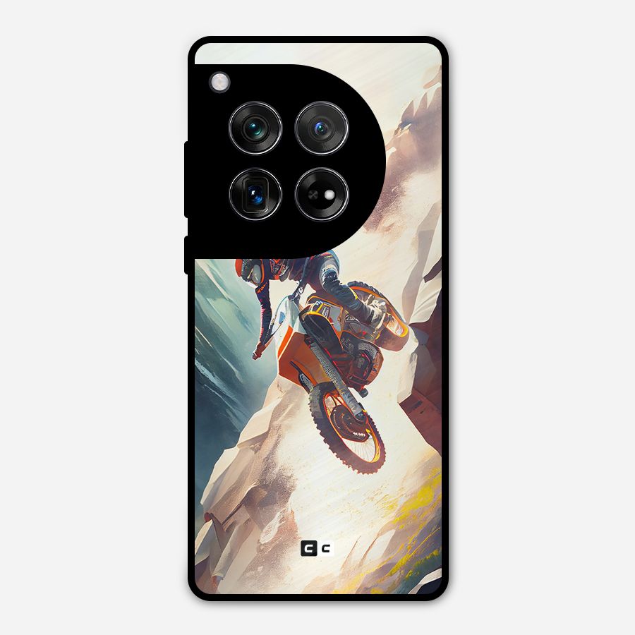 Mountain Biker Metal Back Case for OnePlus 12