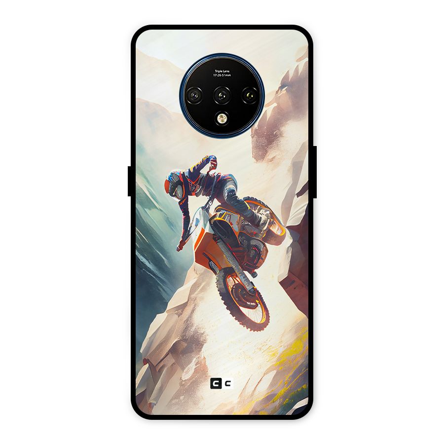 Mountain Biker Metal Back Case for OnePlus 7T