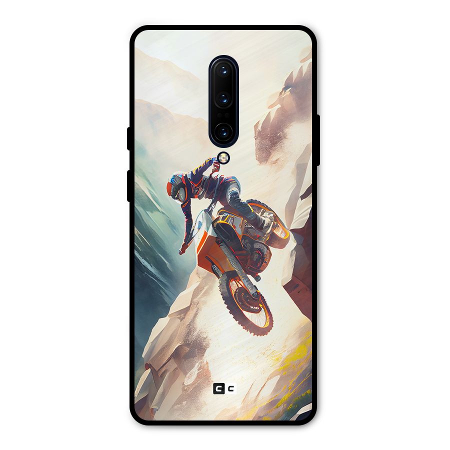 Mountain Biker Metal Back Case for OnePlus 7 Pro
