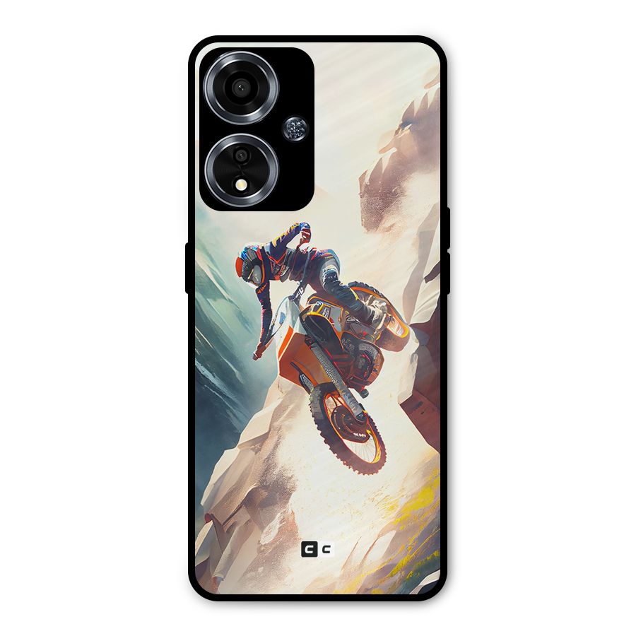 Mountain Biker Metal Back Case for Oppo A59