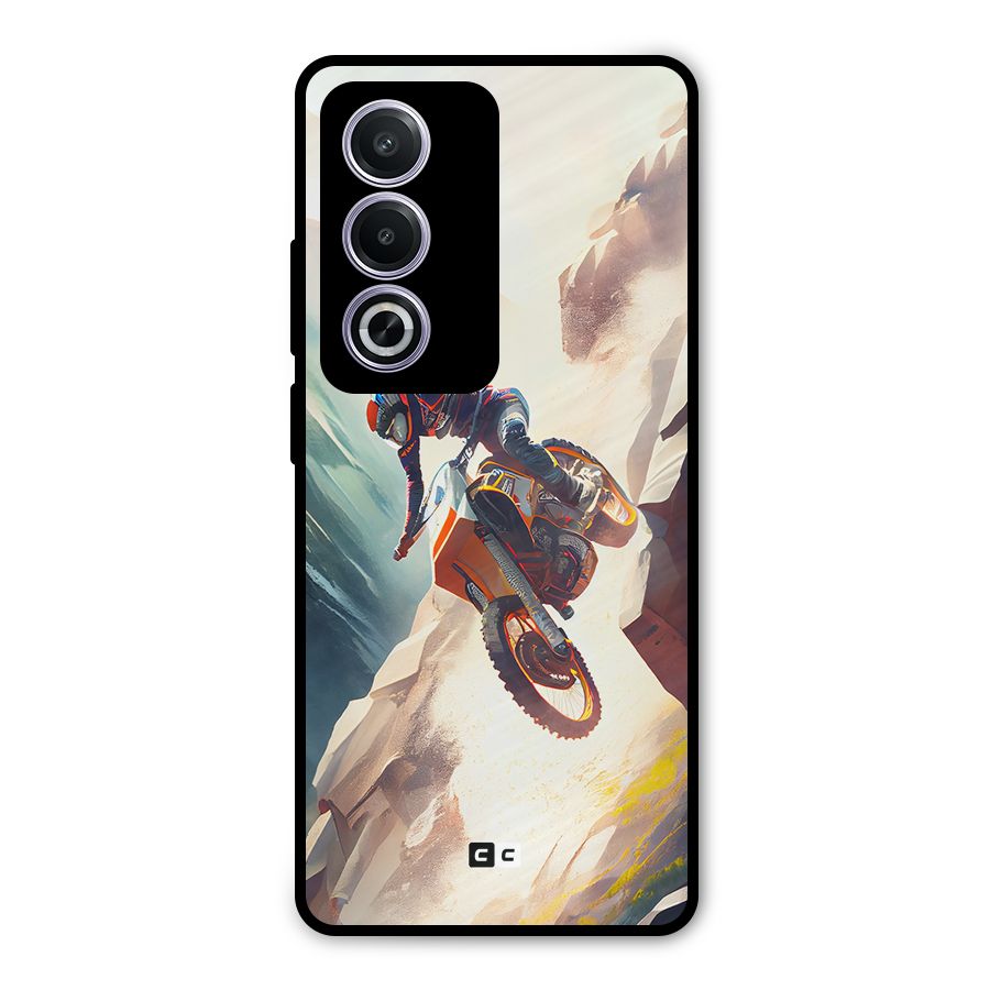 Mountain Biker Metal Back Case for Oppo K12x