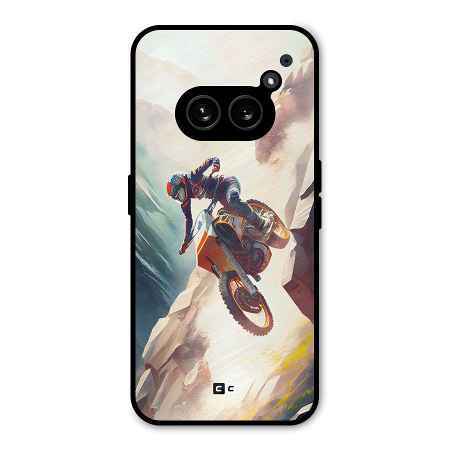 Mountain Biker Metal Back Case for Nothing Phone 2a