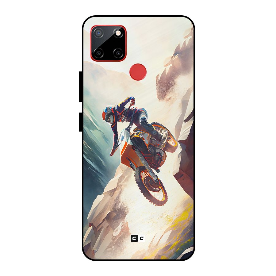 Mountain Biker Metal Back Case for Realme C12
