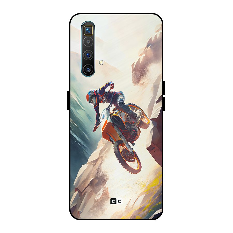 Mountain Biker Metal Back Case for Realme X3 SuperZoom