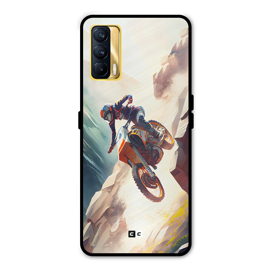 Mountain Biker Metal Back Case for Realme X7