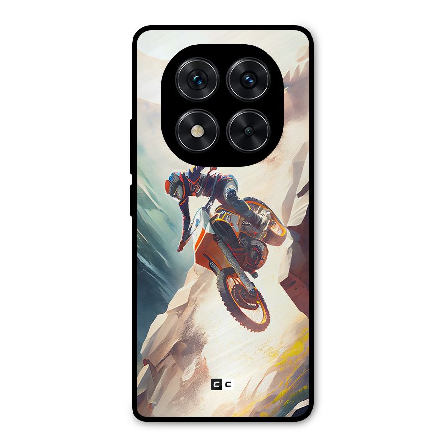 Mountain Biker Metal Back Case for Redmi Note 14 Pro 5G