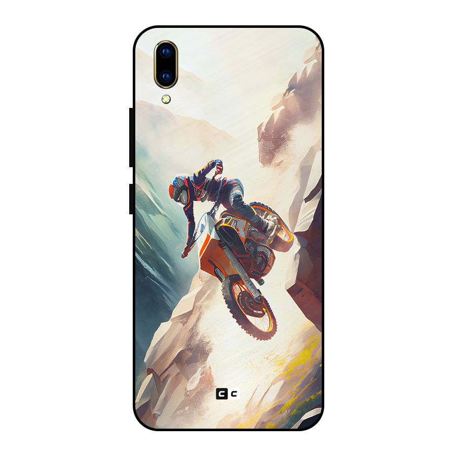 Mountain Biker Metal Back Case for Vivo V11 Pro