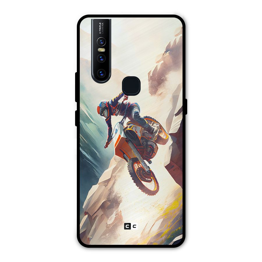 Mountain Biker Metal Back Case for Vivo V15