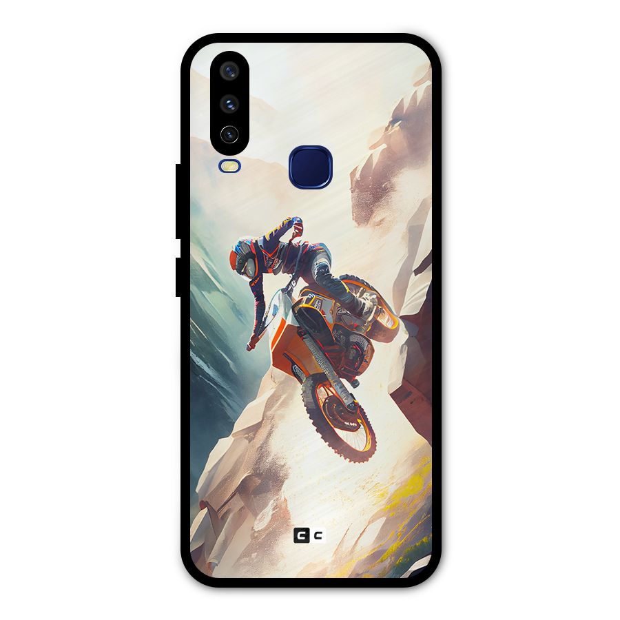 Mountain Biker Metal Back Case for Vivo V17