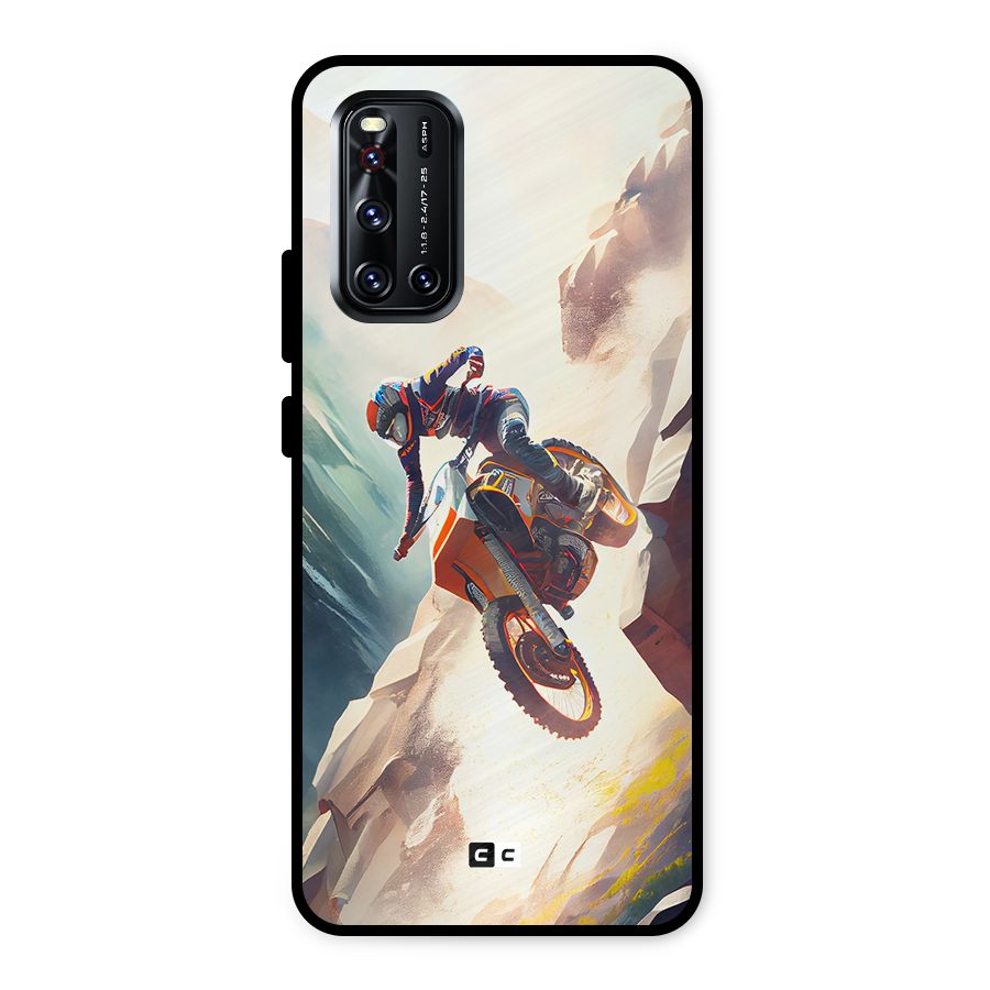 Mountain Biker Metal Back Case for Vivo V19