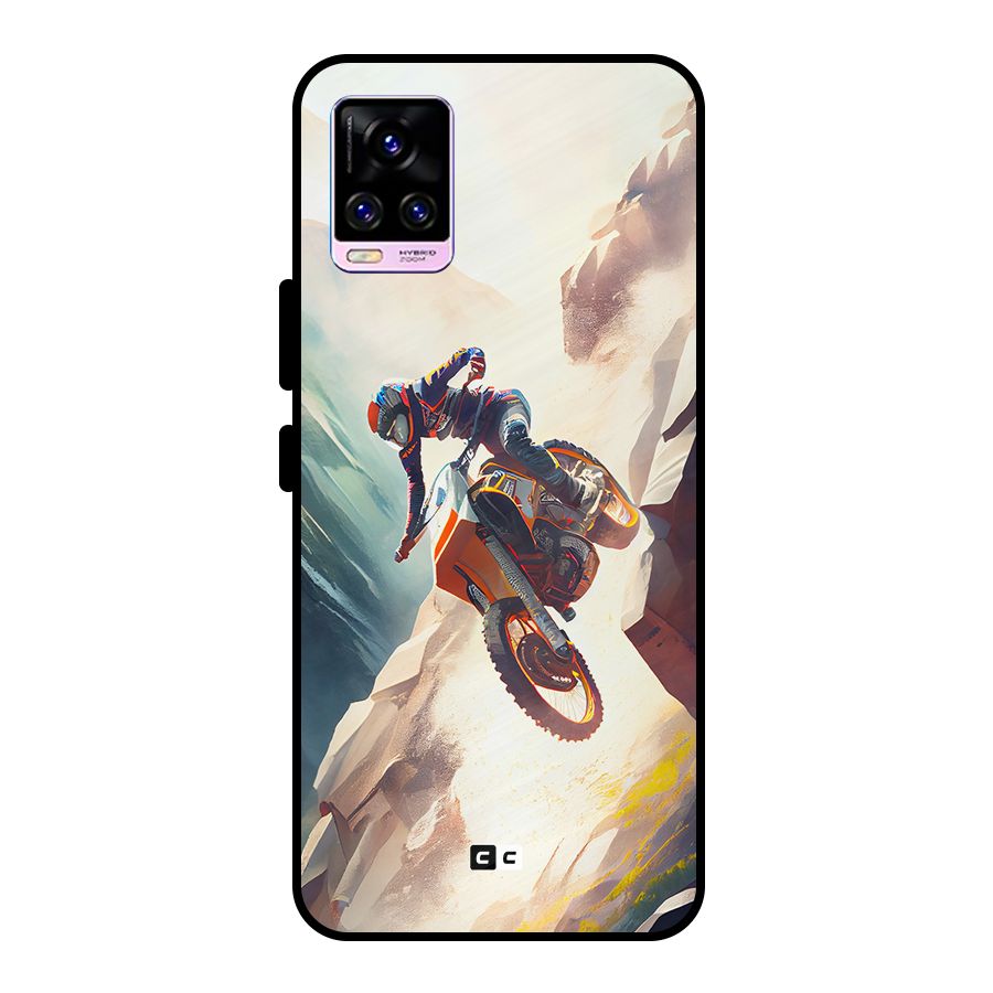 Mountain Biker Metal Back Case for Vivo V20 Pro